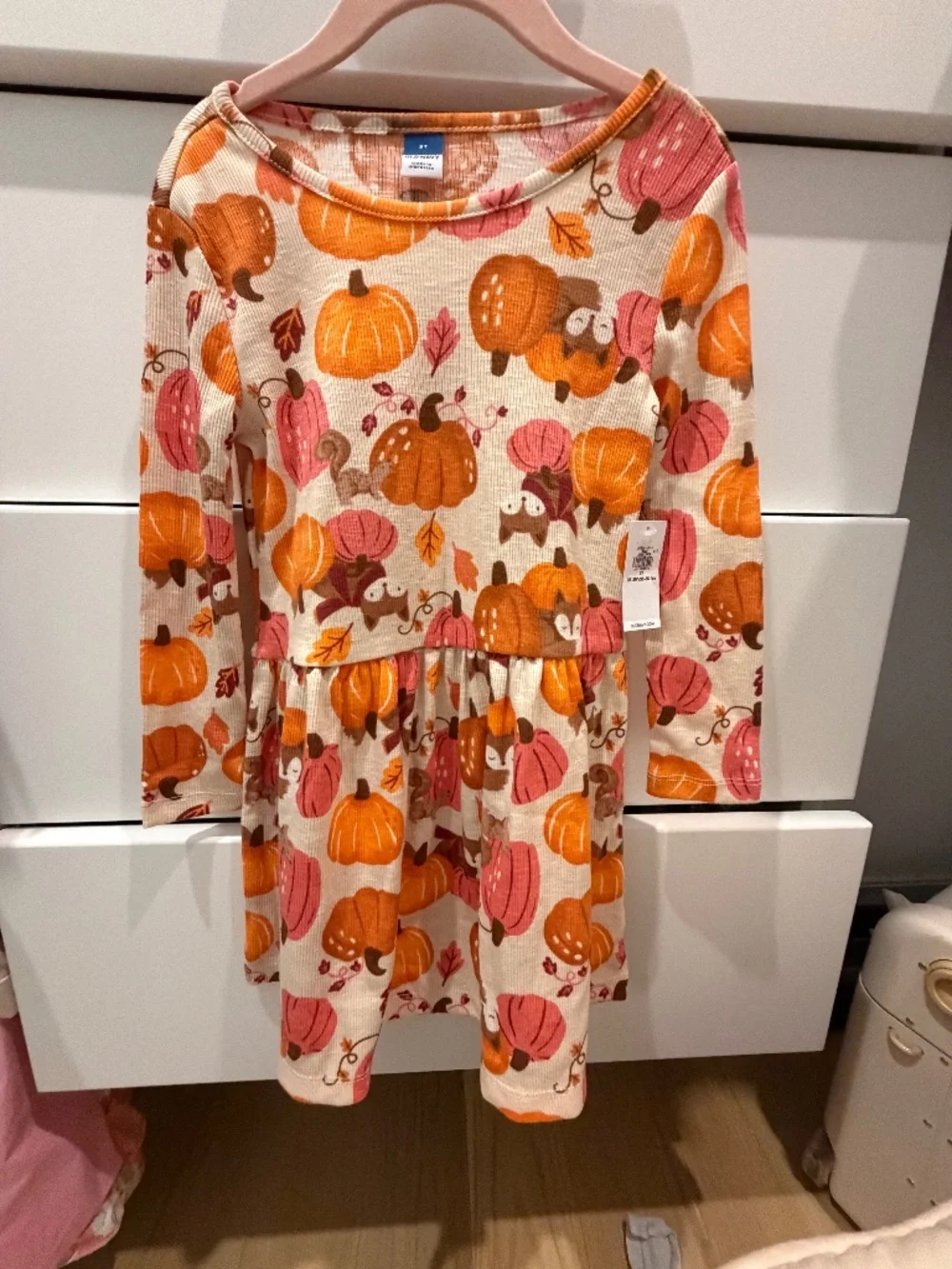 Fall themed toddler dress NWT Old Navy 3T pumpkins